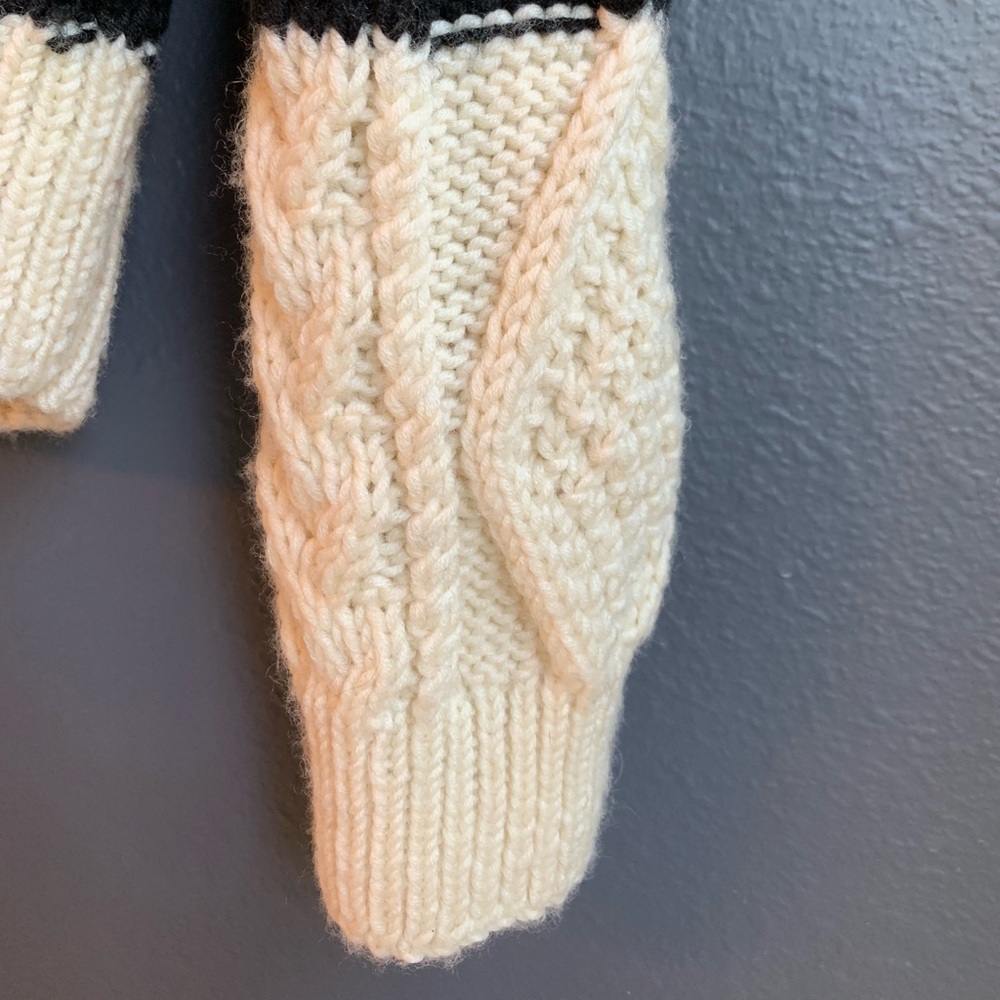 J Crew Womens Hand Knit Chunky Wool Sweater Small - Picture 3 of 8